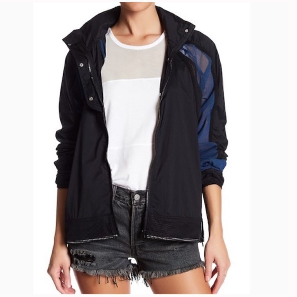 Free People Movement Juno Moto Layering Jacket Mesh Size Small